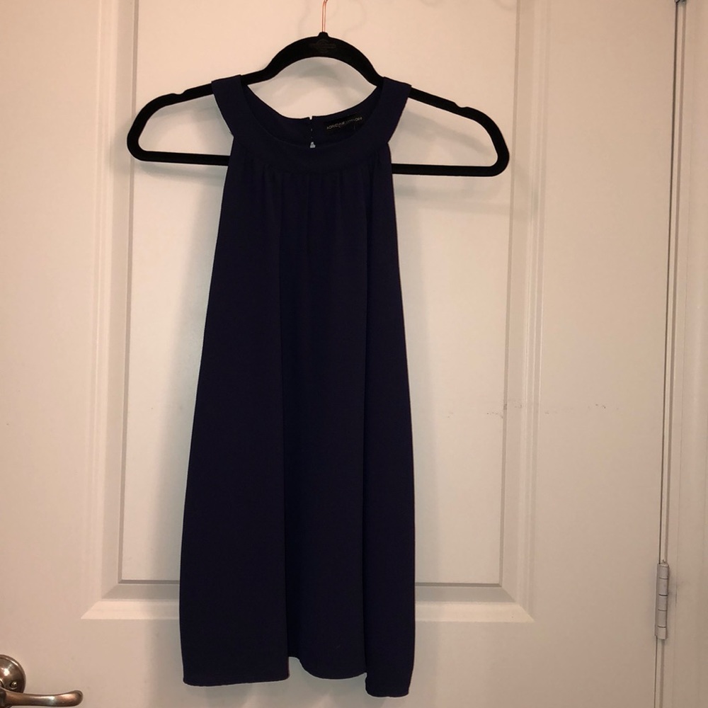 Mock neck blouse